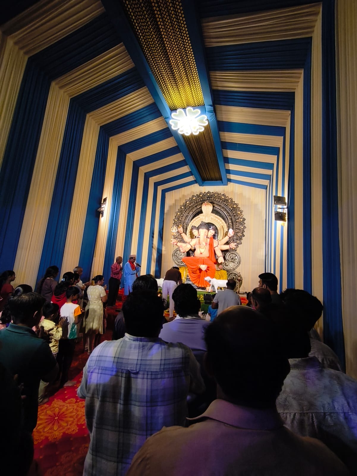Evening at the Pandal — Day 3