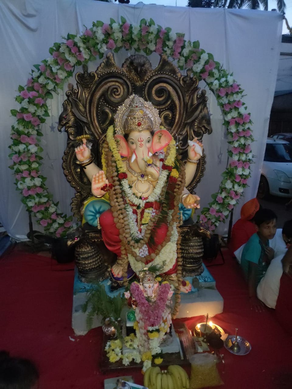 A moment from a past Ganeshotsav celebration