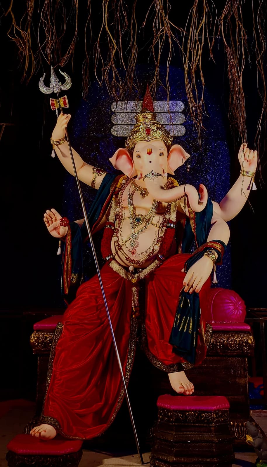 A moment from a past Ganeshotsav celebration