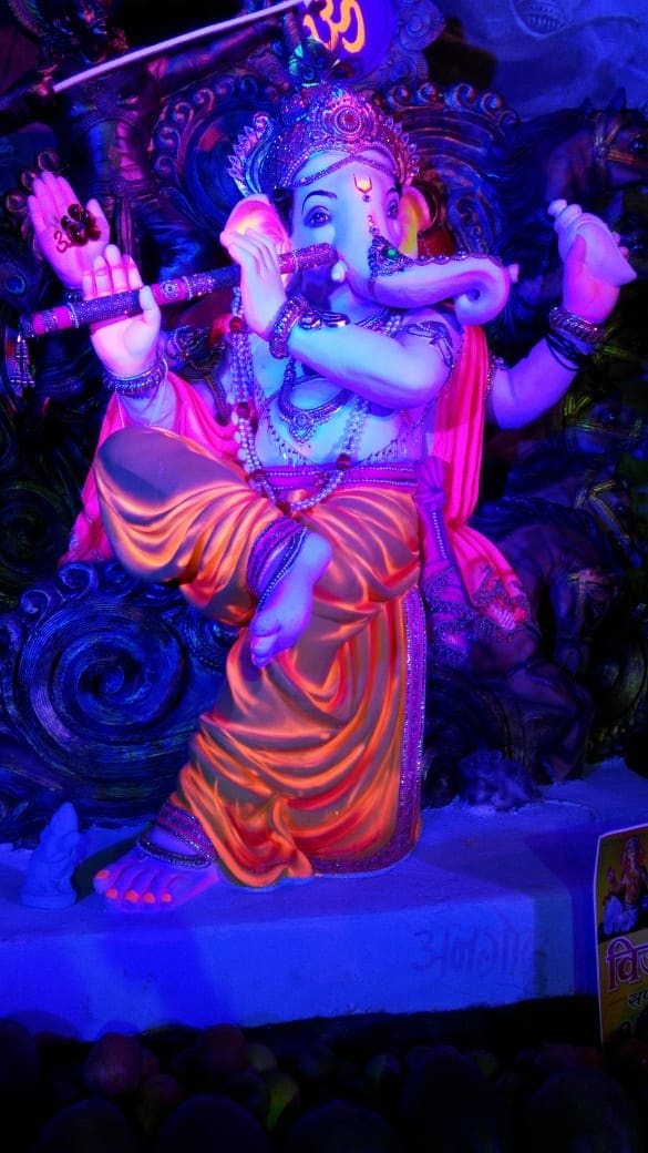 A moment from a past Ganeshotsav celebration