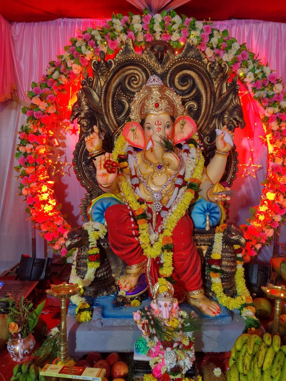 A moment from a past Ganeshotsav celebration