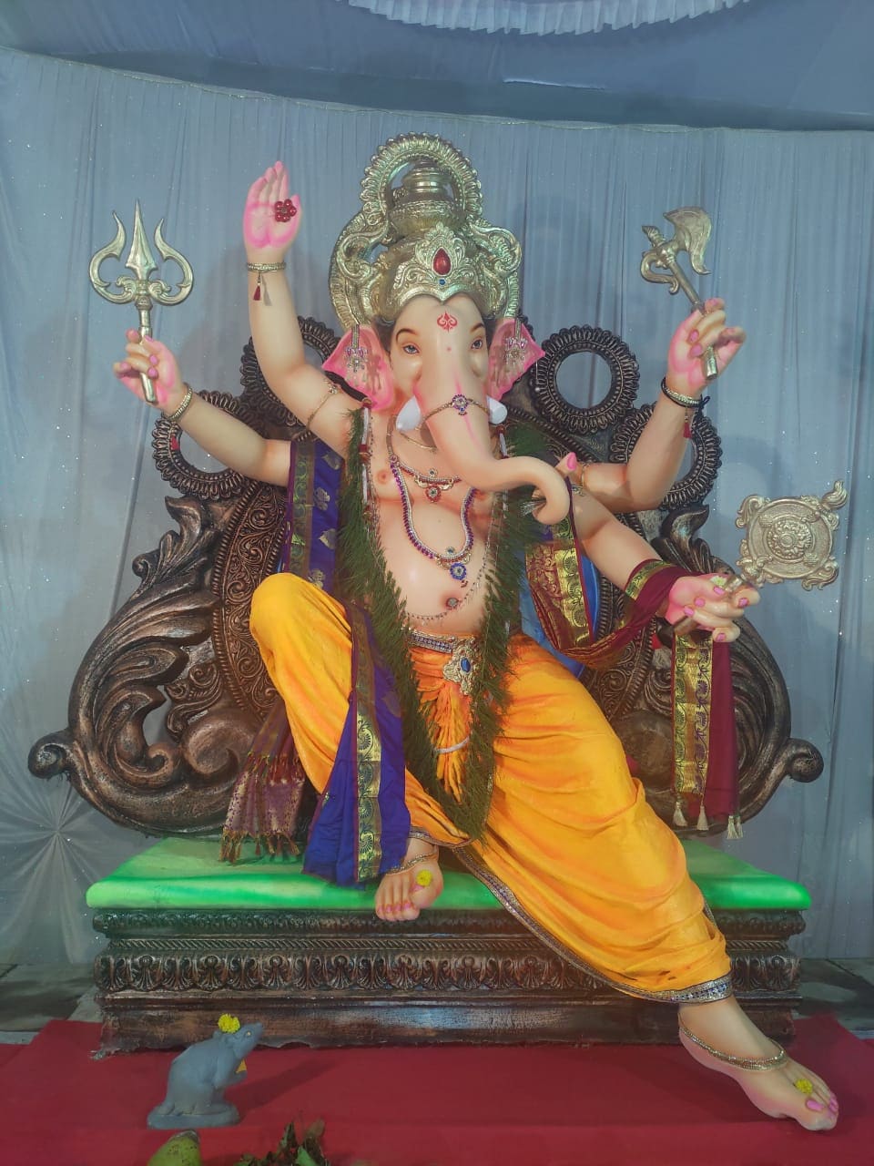 A moment from a past Ganeshotsav celebration