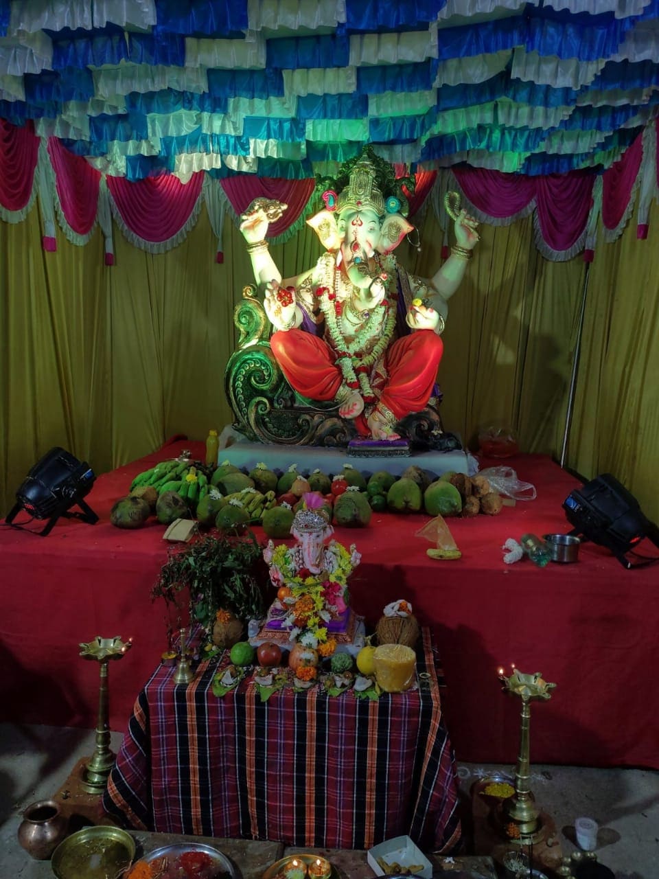 A moment from a past Ganeshotsav celebration