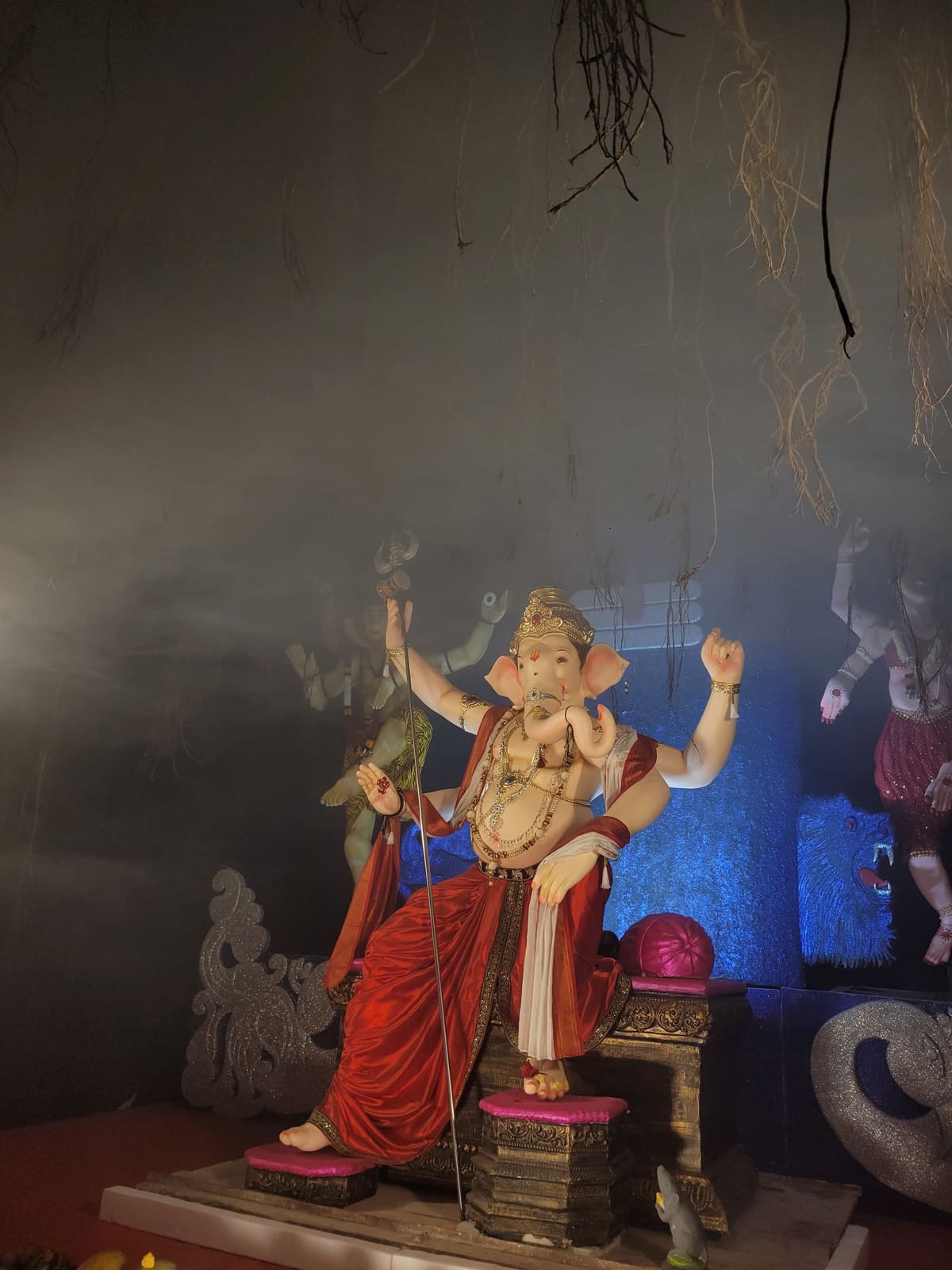 A moment from a past Ganeshotsav celebration