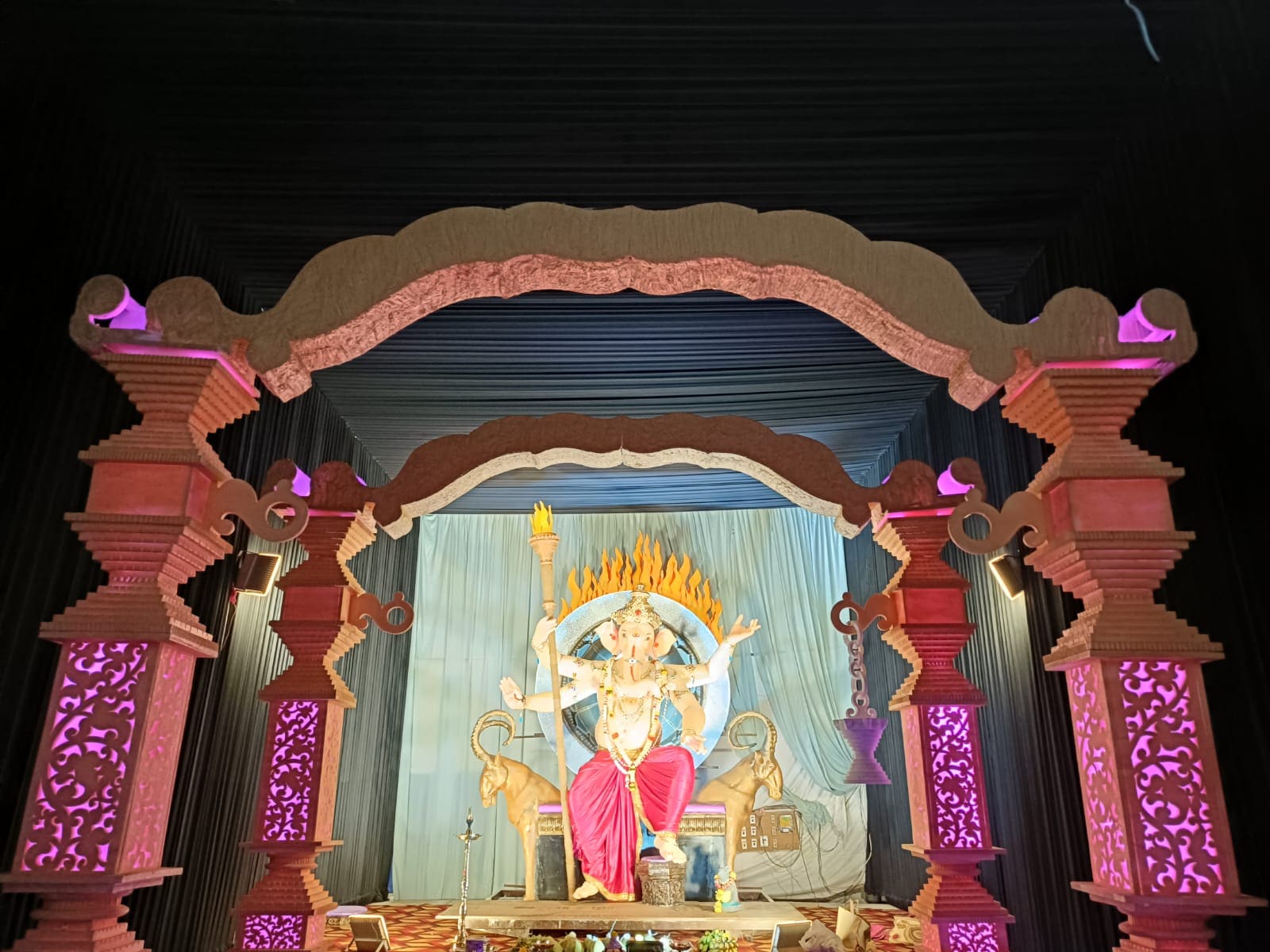 A moment from a past Ganeshotsav celebration