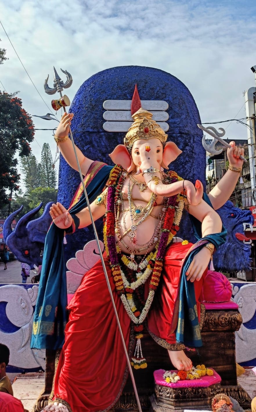 A moment from a past Ganeshotsav celebration