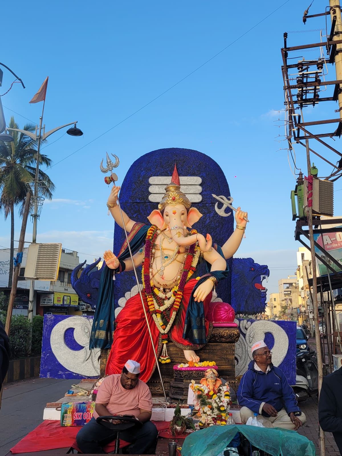 A moment from a past Ganeshotsav celebration