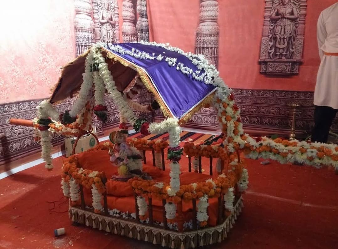 A moment from a past Ganeshotsav celebration
