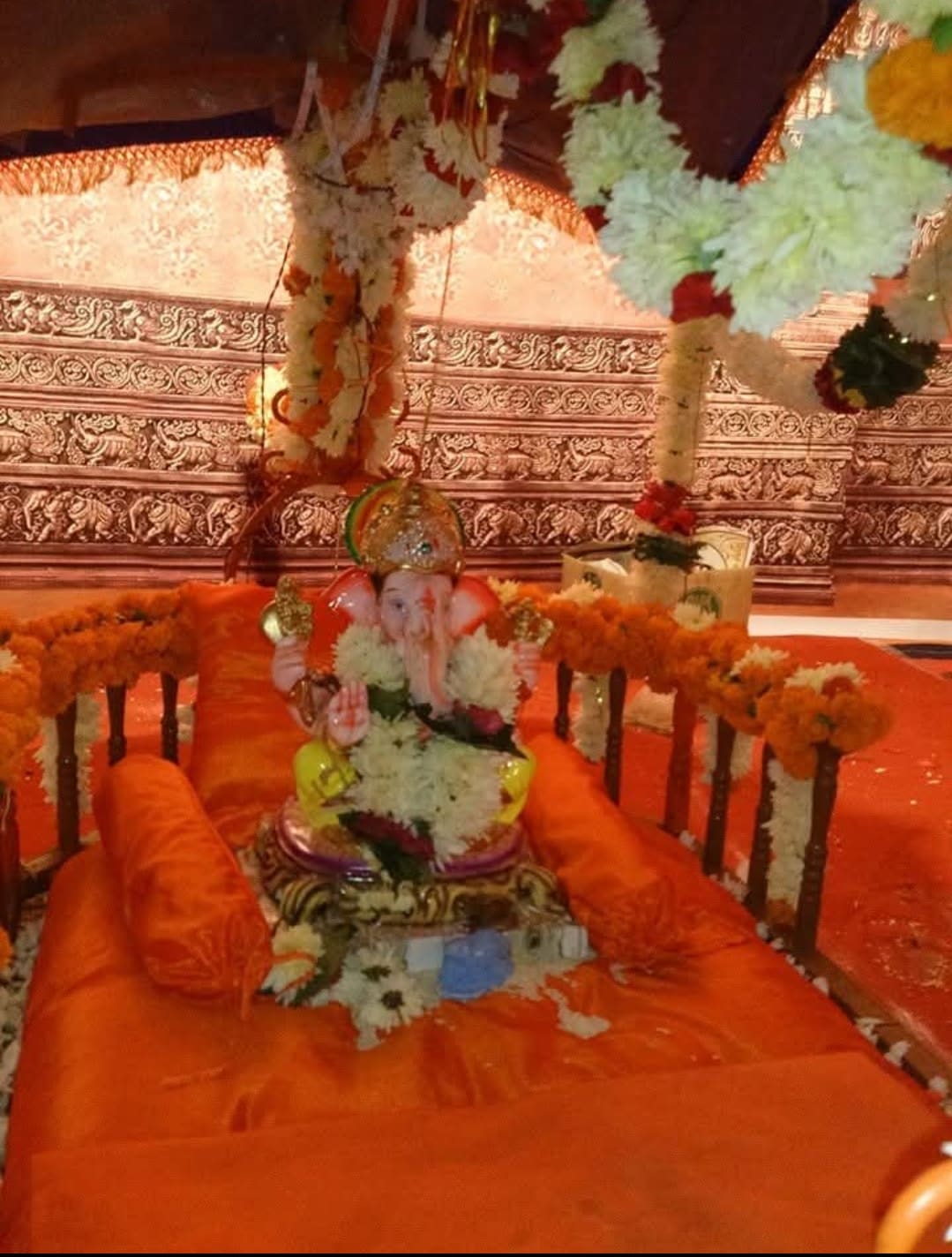 A moment from a past Ganeshotsav celebration