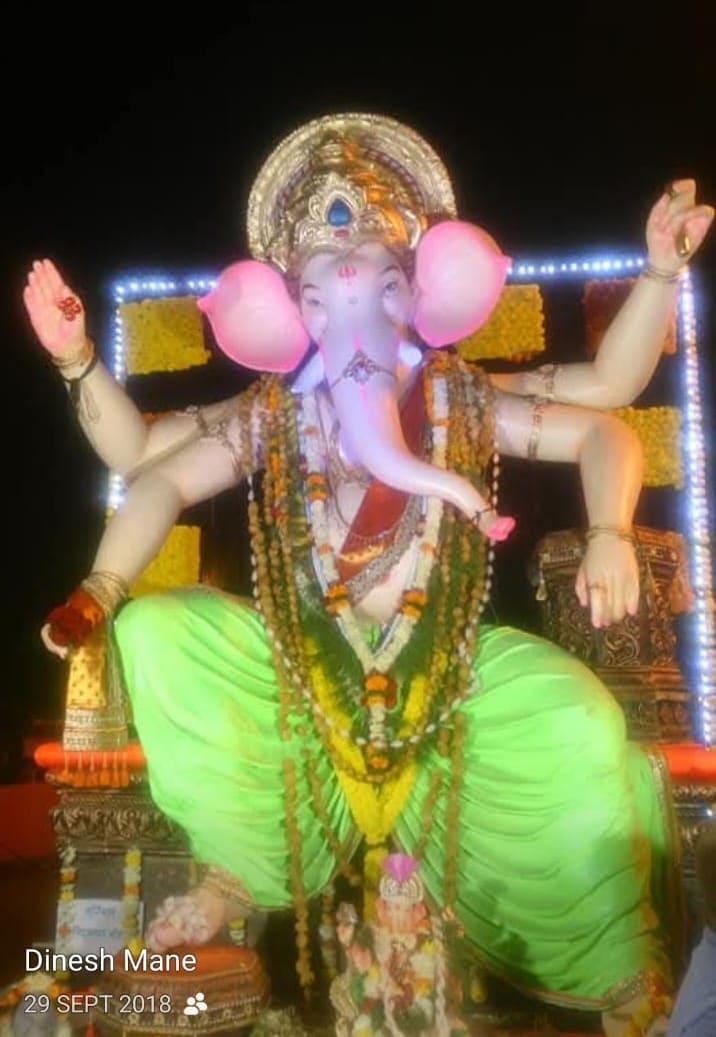A moment from a past Ganeshotsav celebration