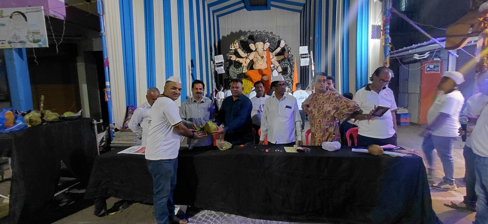 A moment from a past Ganeshotsav celebration